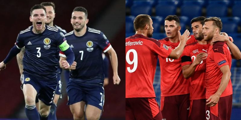 Đội hình dự kiến của hai đội Scotland Vs Thụy Sĩ